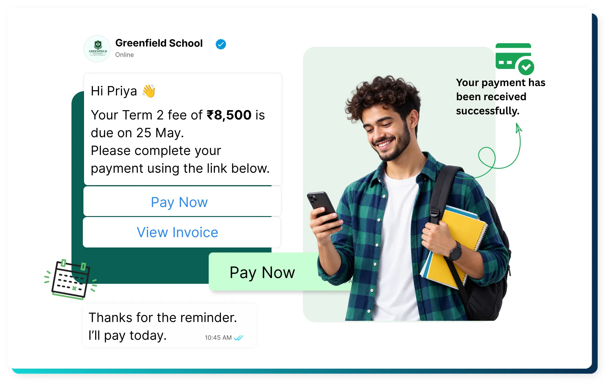 WhatsApp API for School