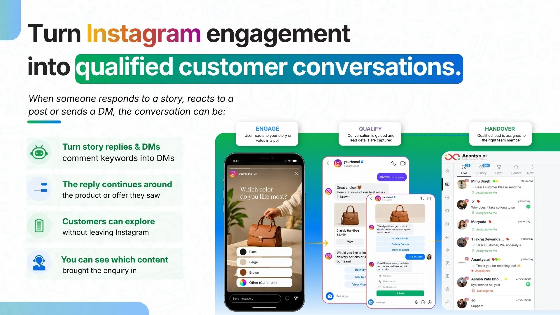 Instagram chatbot for business