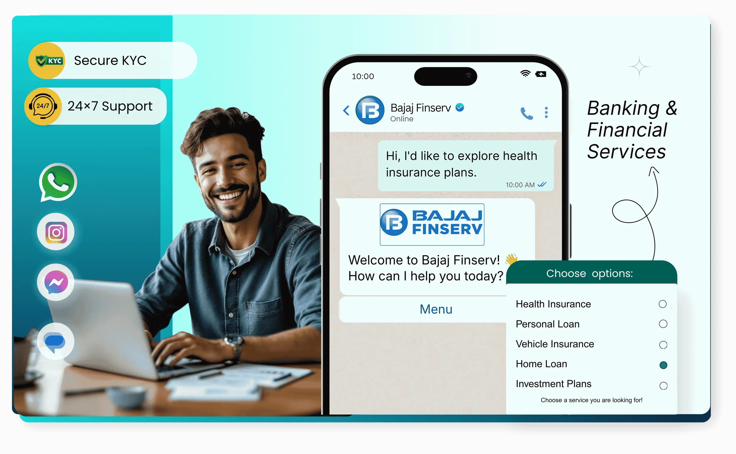 Banking and financial services